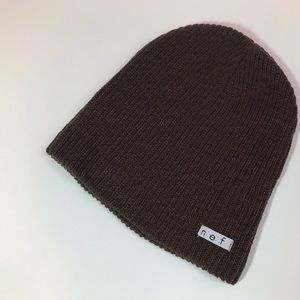 Burgundy beanie knit by Neff